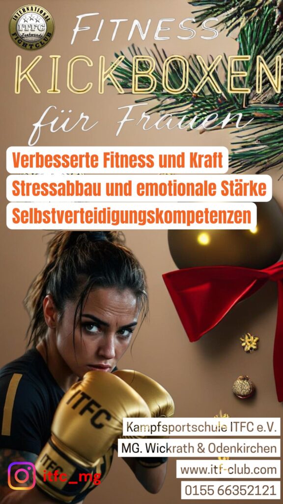ITFC e.V. Taekwondo in Mönchengladbach, Wickrath, Odenkirchen, Rheindahlen – Frauen Kickboxen, Fitness Kickboxen für Frauen " Lady Kickboxen"